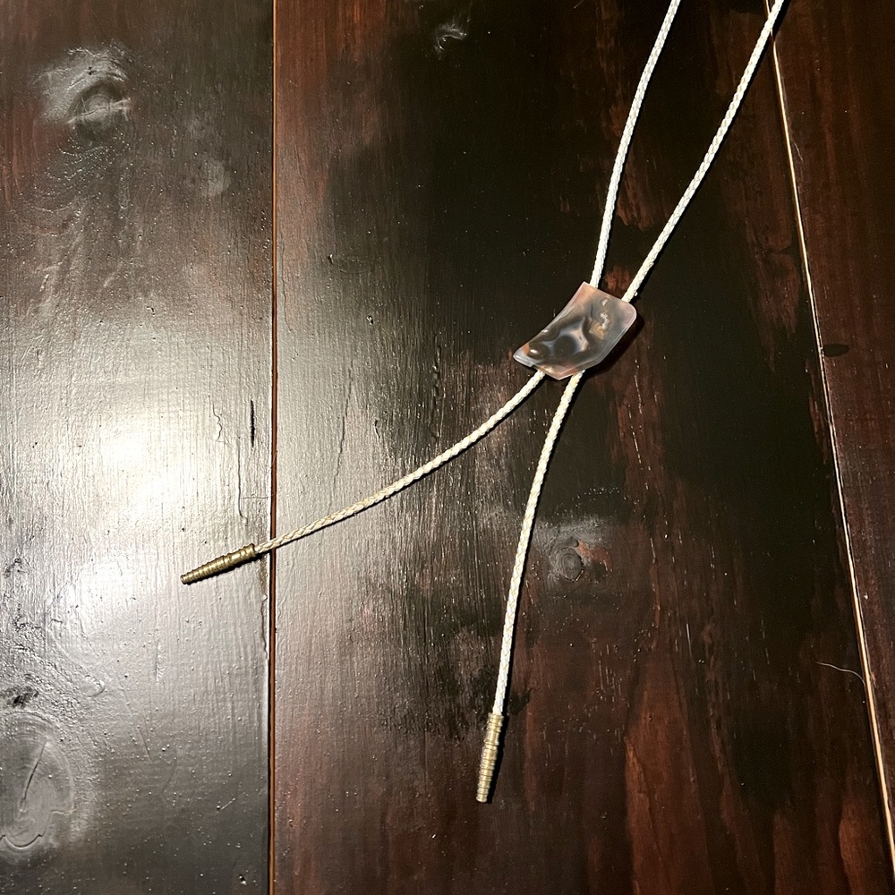 VTG Beautiful stone bolo tie.